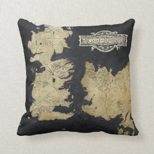 Coussin Carte de Westeros