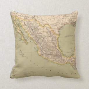 Coussin Carte du Mexique