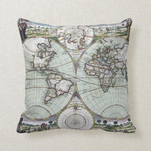 Coussin Carte du monde