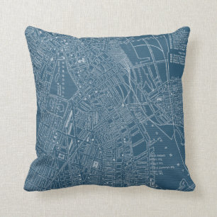 Coussin Carte graphique de Boston