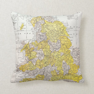 COUSSIN CARTE : L'ANGLETERRE ET LE PAYS DE GALLES