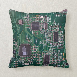 Coussin Carte mère Geek 