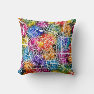 Coussin Carte Milan Italie