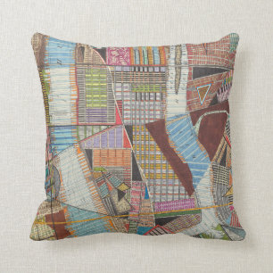 Coussin Carte moderne de New York II