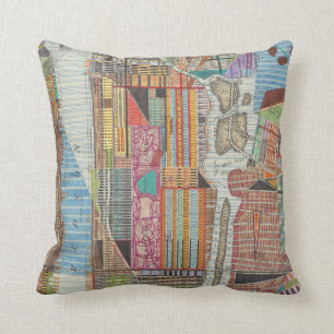 Coussin Carte moderne de New York III