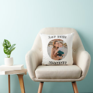 Coussin Carte personnalisée pour la première fois 1ère Mam