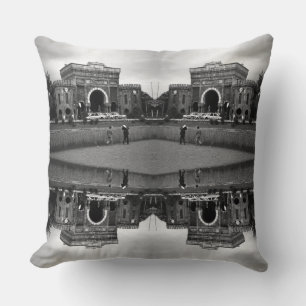 Coussin Carte postale vintage de l'université d'Istanbul e
