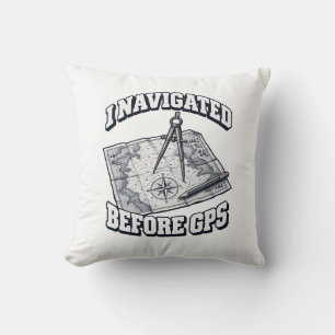 Coussin Carte Rétro que J'ai Utilisée Avant le Navigateur