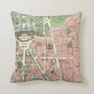 Coussin Carte Vintage de Versailles