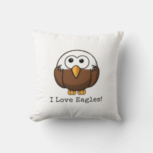 Coussin Carton de l'aigle mou