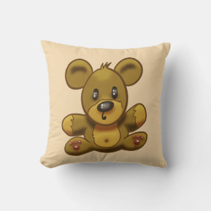 Coussin Carton mignon Ours en Teddy