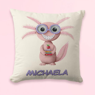 Coussin Carton personnalisé mignon Axolotl