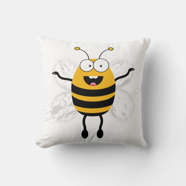 Coussin Cartoon Bee (Recto)