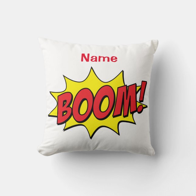 Coussin Cartoon Boom Thunder_Cove (Recto)