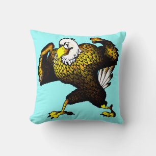 Coussin Cartoon Combattre l'aigle
