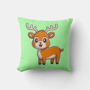Coussin Cartoon de cerf de bébé mignon-23501