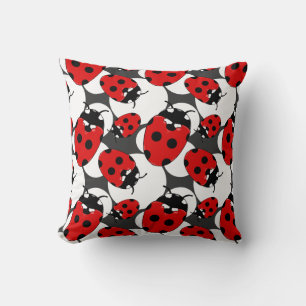 Coussin Cartoon Ladybug Motif