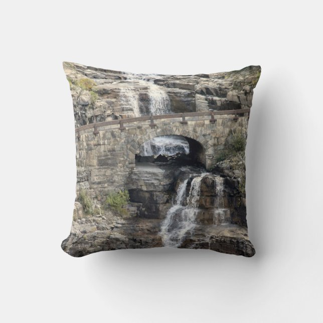 Coussin Cascade dans le parc national de Glacier (Recto)
