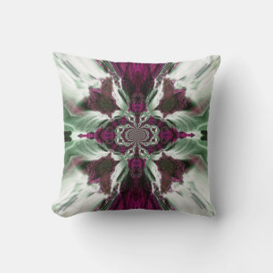 Coussin Cascade violet océan