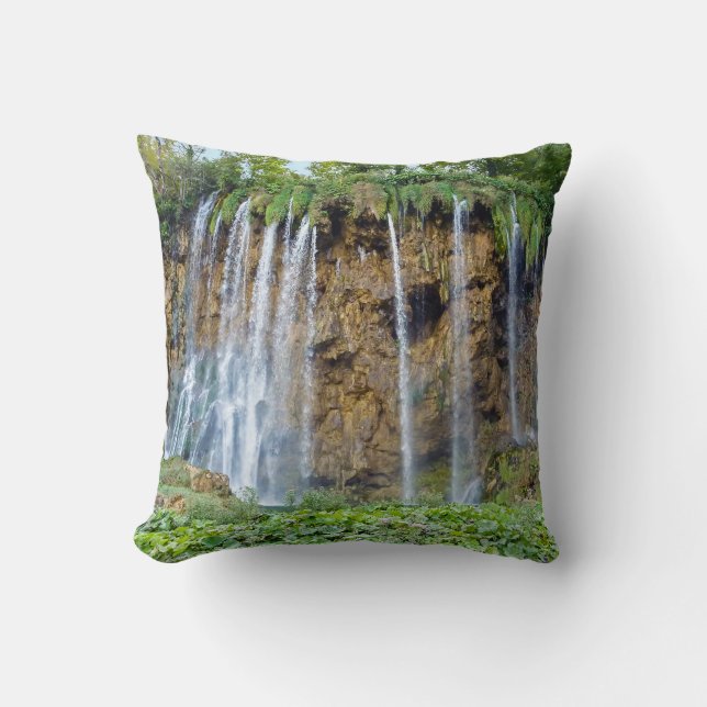 Coussin Cascades dans le Parc National de Plitvice - Croat (Recto)