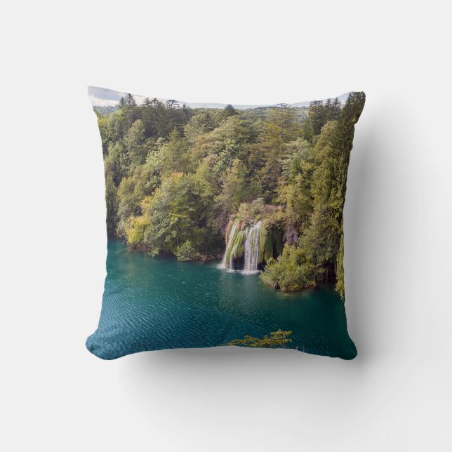 Coussin Cascades dans le Parc National de Plitvice - Croat (Recto)