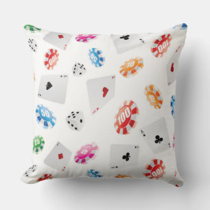 Coussin Casino, Accessoires Jeux motif