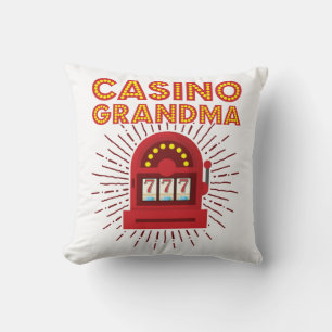 Coussin Casino Grand-mère Machine à fente Jeu Grand-mère