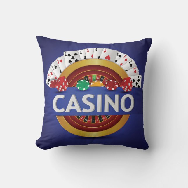 Coussin Casino très amusant (Recto)