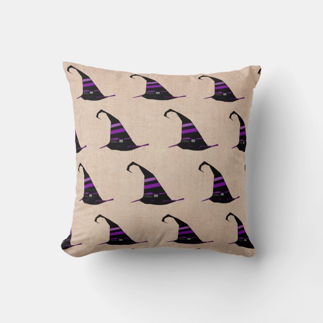 Coussin Casquette de sorcière Halloween (Recto)