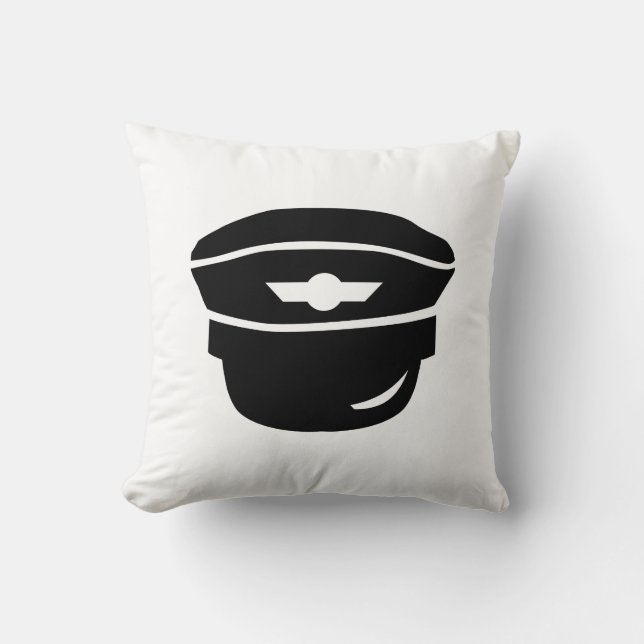 Coussin Casquette pilote de capitaine (Recto)