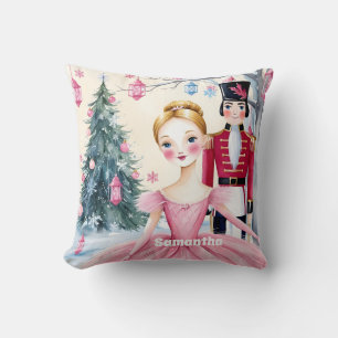 Coussin Casse-noisette rose Ballet & Ballerina