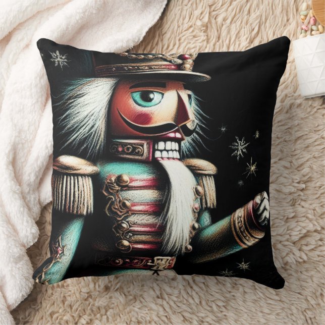 Coussin Casse-noisettes de Noël illustrée par Chalk (Couverture)