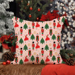 Coussin Casse-noix et Ballerina Mignonne Noël<br><div class="desc">Casse-noisette & Ballerina Mignonne Oreiller de Noël</div>