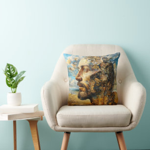 Coussin Casse-tête surréaliste de tête