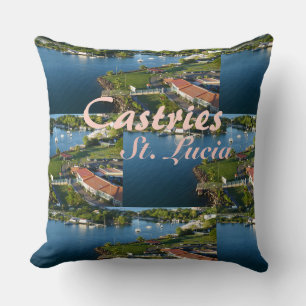 Coussin Castries Sainte-Lucie Caraïbes