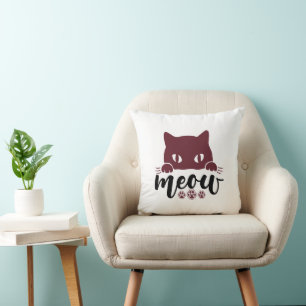 Coussin Cat Devis amusants