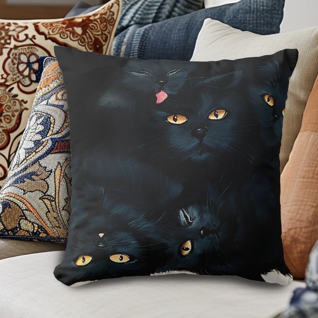 Coussin Cat noir (Créateur téléchargé)