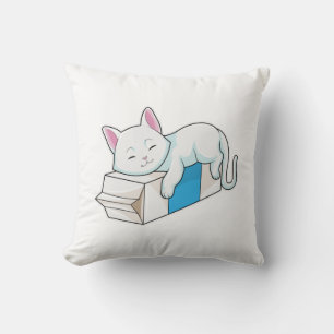 Coussin Cat with Milk
