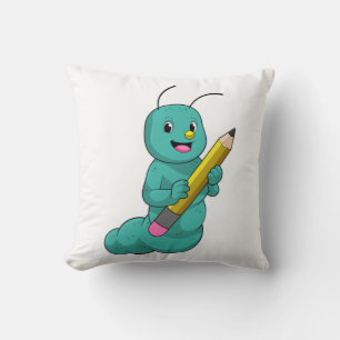 Coussin Caterpillar avec crayon