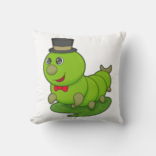 Coussin Caterpillar en Gentleman avec Cylindre