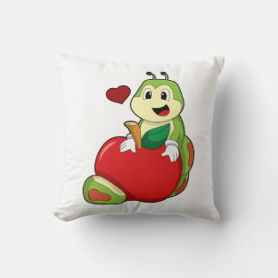 Coussin Caterpillar with Apple
