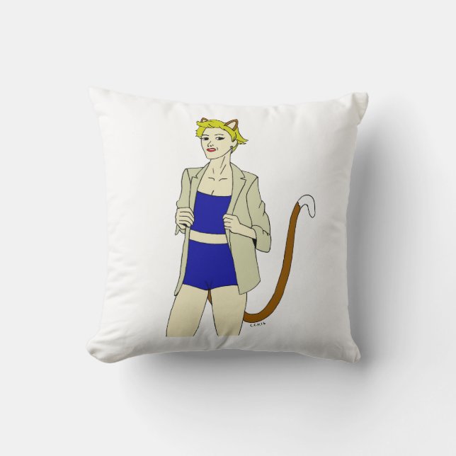 Coussin catgirl (Recto)