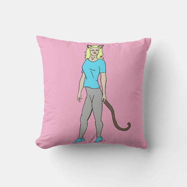 Coussin catgirl (Recto)