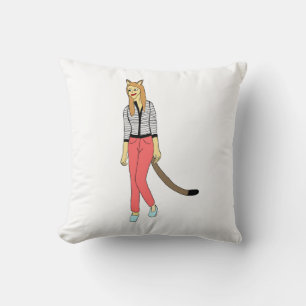 Coussin catgirl