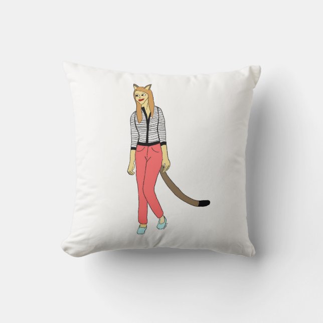 Coussin catgirl (Recto)