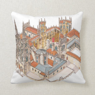 Coussin Cathédrale de Burgos. L'Espagne