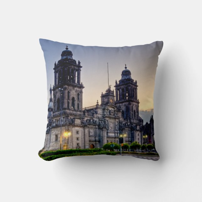 Coussin Cathédrale de Mexico (Recto)