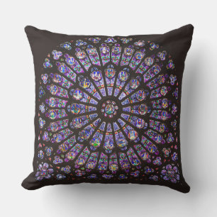Coussin Cathédrale Notre-Dame de Paris Rose
