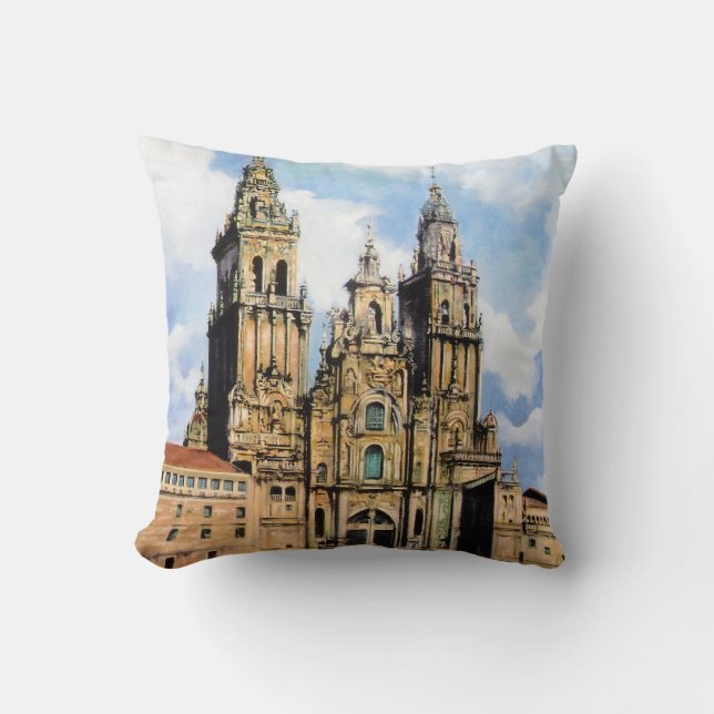 Coussin Cathédrale Santiago de Compostela (A La Corogne) (Recto)