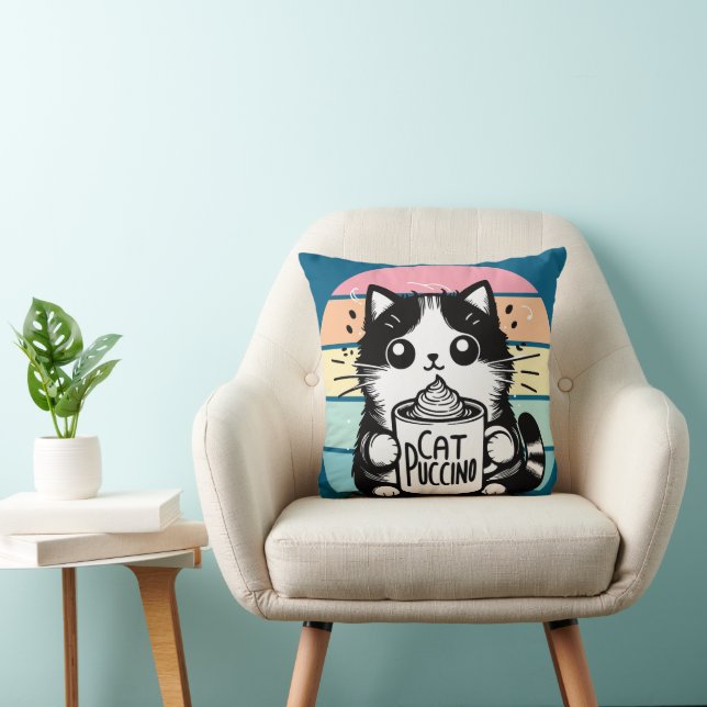 Coussin Catpuccino 3 (Chaise)